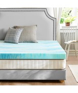 Mattress Topper Full - 3 Inch Memory Foam Cooling Gel Swirl, Us Certified - $79.99