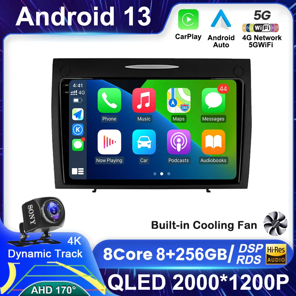 Android 13 Car Radio GPS Navigation Multimedia Player For 2000 - 2011 Mercedes - £152.04 GBP+