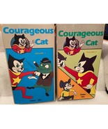 Courageous Cat Volumes 1 &amp; 2 VHS *Pre-Owned/Tested w/Pictures* Bkshds - $21.86 CAD