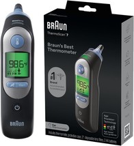 Braun ThermoScan 7 Ear Thermometer with Age-Based Fever Guidance for Baby - €34,32 EUR