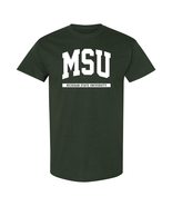 AS1136 - Michigan State Spartans Initial Arch T Shirt - Small - Forest - £19.10 GBP