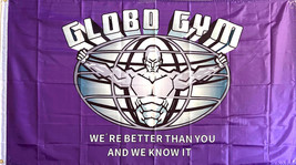 GLOBO GYM 3x5&#39; FLAG: DODGEBALL MOVIE-BRASS GROMMETS IN/OUTDOOR/ 100D POL... - $10.49