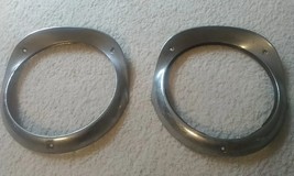 CHEVY 1955 ~1956 ~1957  CHROME HEAD LIGHT RIMS - $44.55