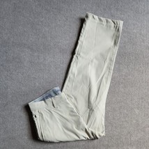 Lands End Traditional Fit Golf Outdoor Pants Mens Size 31 Beige Yellow Straight - $21.78