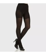 Star Power SPANX Center Stage Patterned Shaping Tights Backdrop Black Si... - $16.95