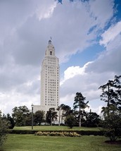Louisiana State Capitol building in Baton Rouge, Louisiana Photo Print - £7.02 GBP+