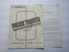 Police Trainer Arcade MANUAL 1995 Original Video Game Kit Service With S... - £24.22 GBP