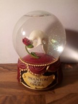 San Francisco Music Box Phantom of The Opera Mask with Rose Water Globe Vintage  - £31.78 GBP