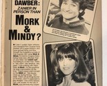 Robin Williams &amp; Pam Dawber vintage Article Zanier In Person AR1 - £5.44 GBP