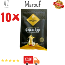 10 PCs Instant Marouf Saudi Arabian Coffee With Saffron &amp; Cardamom قهوة ... - £29.51 GBP