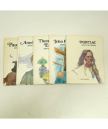 Set 5 Adventures in America Historical Fiction Vintage Childrens Books 1982 - £12.98 GBP