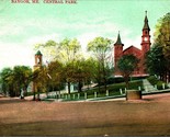 Central Park Bangor Maine ME 1910s UNP DB Postcard - $5.89