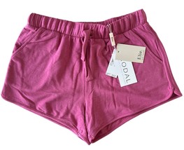 ELIE TAHARI Women&#39;s Modal Shorts Soft, Breathable w/ Pockets Size S L Raspberry - £15.02 GBP