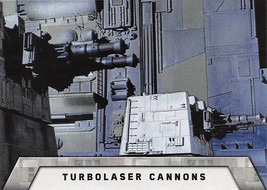 2016 Topps Star Wars Rogue One Mission Briefing Death Star #7 Turbolaser Cannons - £0.69 GBP