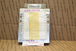 1987-1990 Ford Escort Engine Control Unit ECU E8EF12A650B2D Module 859-7A6 - $23.01