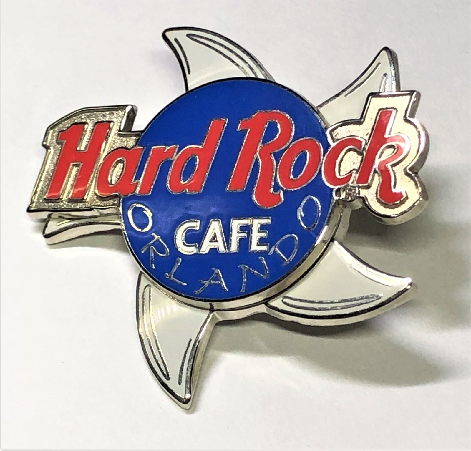 Primary image for Hard Rock Cafe ORLANDO Shark Fin Spinner Pin
