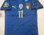 Ciro Immobile Italy 20/21 Euro Champions Match Blue Home Soccer Jersey 2... - $80.00
