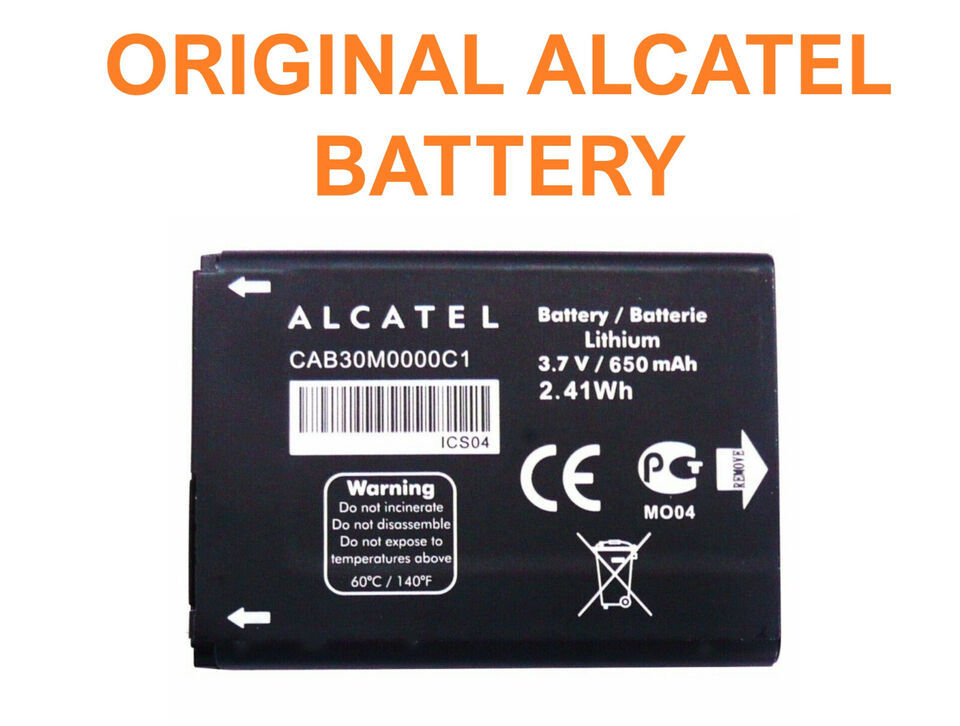 Primary image for Alcatel CAB30M0000C1 Battery for OT-355D OT-206 OT-109 OT-105 OT-106 OT-108