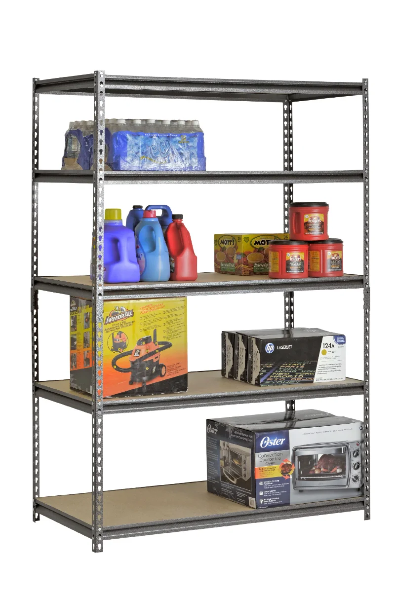 Muscle Rack 48&quot;W X 24&quot;D X 72&quot;H 5-Shelf Steel Freestanding Shelves for Warehouse  - £124.49 GBP