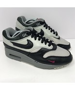 Nike Women’s Air Max 1 By You Retro Sneaker Shoe Sz 6 Black Grey FJ8893-... - $49.45