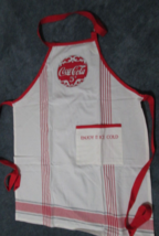 Coca-Cola 5 Cents Apron with Pocket 100% Cotton - £8.37 GBP