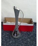 Vintage Leonard Silver Plated 7 inch Bud Vase with Handle Made in Japan - $20.36 CAD