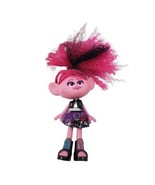 Trolls DreamWorks World Tour Glam Rockin&#39; Poppy Fashion Doll  - $9.85