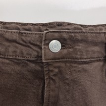 Gap Icon Skirt Maxi Womens Brown Denim Split Front Boho Retro Preppy Size 8 Tall image 10