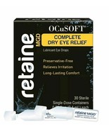 OCuSOFT Retaine MGD Complete Dry Eye Relief  Eye Drops 30 Count Box Exp-... - $441.97 MXN