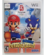 Mario &amp; Sonic at the Olympic Games Nintendo Wii Video Game Tested Works - £8.68 GBP