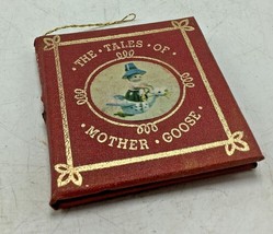 Vintage 1977 Kurt S Adler The Tales Of Mother Goose Mini Book Ornament - $5.08