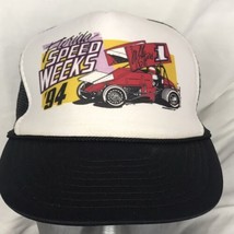 Florida Speed Weeks 94 Hat Cap Mesh Trucker 90s Adjustable 1994 by Nissin - $19.89