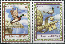Vatican 2019. National Birds (MNH OG) Set of 2 stamps - £6.99 GBP