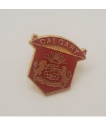 Calgary Alberta Canada Shield Coat of Arms Lapel Hat Pin Souvenir Tie Tack - €17,02 EUR