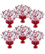 6 Pcs Valentines Table Centerpieces Heart Burst Centerpiece Valentine&#39;s Day - $37.85 CAD