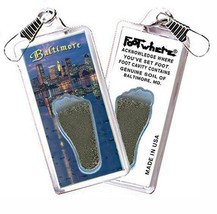 Baltimore FootWhere® Souvenir Zipper-Pull. Made in USA - £6.28 GBP