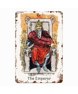 Tin Sign Of The Emperor Tarot Card • Major Arcana Waite Vintage Metal Print - $51.31 CAD