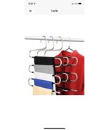 Trouser Hangers Scarf Hangers...Closet Space Hangers Lot of 10 NEW Packaged - £30.54 GBP