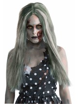 Forum Novelties Womens Standard Creepy Zombie Wig, Gray Long, One Size - £37.41 GBP