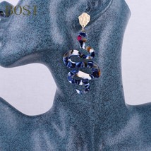 Snake Earrings for Women Fashion Acrylic Long Drop statement Resin Multicolor Je - £7.23 GBP