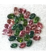 Peach Pink Green Tourmaline , Mixed Lot , Multi Colored Tourmaline Facet... - $450.00