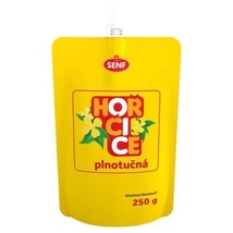 SENF Horice Plnotucnayellow  mustard from Czech Republic 250g FREE SHIPPING - £10.16 GBP
