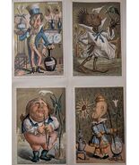 Antique ORIGINAL 1882 lithograph E.B. Duval trading card set of 13 - $10,000.00