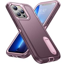 for iPhone 13 (Color: Purple/Pink) Shockproof Hard Back Hard Silicon Bac... - $834.34 MXN