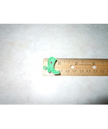 Vintage1&quot;Green Enamel Cowboy Boot w Spur Brooch, Pin with Red Stone. Cut... - $7.95