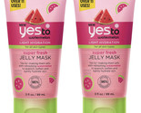 2 Pack Yes To Watermelon Light Hydration Super Fresh Jelly Mask - All Sk... - $16.82