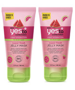 2 Pack Yes To Watermelon Light Hydration Super Fresh Jelly Mask - All Sk... - $316.40 MXN