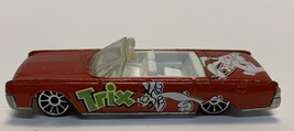 1999 Trix Bunny Cereal Played with Car &#39;64 Lincoln Continental Hot Wheels #2CMQ - £5.19 GBP