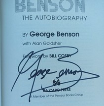 Autographed Signed by GEORGE BENSON &quot; Benson&quot; 1st.ed. Book  w/COA - £77.86 GBP