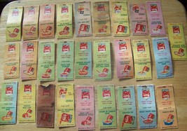 29 Hunt&#39;s Tomato Sauce Matchbook covers w/ Recipes OlD - $39.00